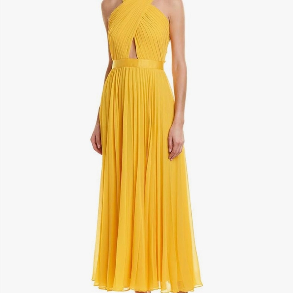 Sabina Musayev Vibrant Yellow Dress